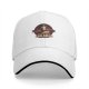 Black baseball cap with Avalanche Knock Out Shinra graphic print