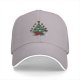 Black Baseball Cap With Christmas Tree Gaming Themed Artwork