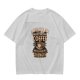 Olive t-shirt with coffee strength motivational print