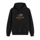 Black Hoodie With Skeleton Dragon Graphic 'Bones Scary But Never Die'