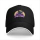Black baseball cap with Toothless dragon and moon graphic