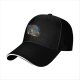 Black Baseball Cap With Fantasy Dice Splash Art Design
