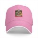 Black baseball cap with creepy Teletubbies 'Always Say Bye-bye' print