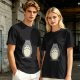 Olive T-shirt with Angry Totoro Graphic Print