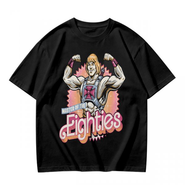 Olive T-Shirt Featuring He-Man Master of the Eighties Graphic