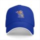 Black Baseball Cap With Cartoon Dog Characters Graphic