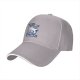 Black Baseball Cap With Shark 'I'm Not Angry Just Hungry' Print