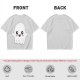 Olive T-shirt with Cute Kawaii Ghost Graphic Print