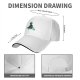 Black Baseball Cap with T-Rex Dinosaur Riding a Bike Graphic