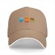 Black baseball cap with cute elemental creature graphic