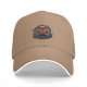 Black baseball cap with muscular pumpkin fitness gym graphic