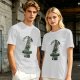Olive t-shirt with 'Pray for the Great Old Dice' cosmic horror print