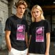 Olive T-Shirt With Tarot Card Style Goose Print HJÖNK