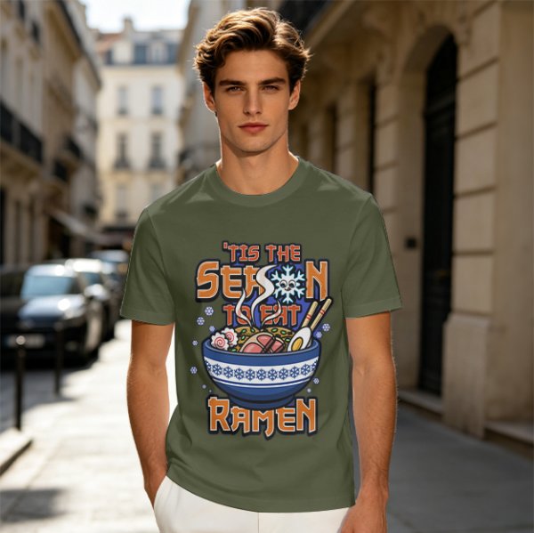 Tis The Season To Eat Ramen Graphic T-Shirt