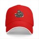 Black Baseball Cap With The Cult Of Pizza Cat Graphic Design