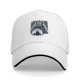Black baseball cap with Totoro rainy forest graphic print