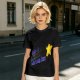 Olive Graphic T-Shirt With Star And Rainbow Text Design