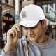 Black baseball cap with elf tarot card graphic