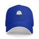Black baseball cap with cute smiling ghost graphic