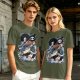 One Piece Brook Skull Musician Graphic Tee