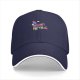 Black baseball cap with rainbow piñata donkey graphic