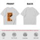 Olive T-Shirt with Cat-Themed Rock Band Concert Poster Print