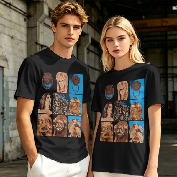 The Maze Bunch Labyrinth Character Graphic T-Shirt
