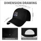 Black Baseball Cap with Villain Fantasy Character Graphic