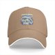 Black baseball cap with 'Forced to Work' office alien graphic