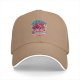 Black Baseball Cap With Cherry Surf Dessert Graphic Print
