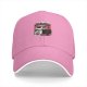 Black baseball cap with raccoon graphic doing the bare minimum