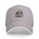 Black Baseball Cap With Whovio Cereal Themed Graphic Print