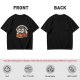 Olive T-Shirt With Cartoon Penguin Driving Car 'My Destination?' Print