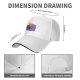 Black baseball cap with burning dumpster my future graphic