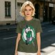 Army Green T-Shirt with Crystal Lake Killers Jason Voorhees Graphic
