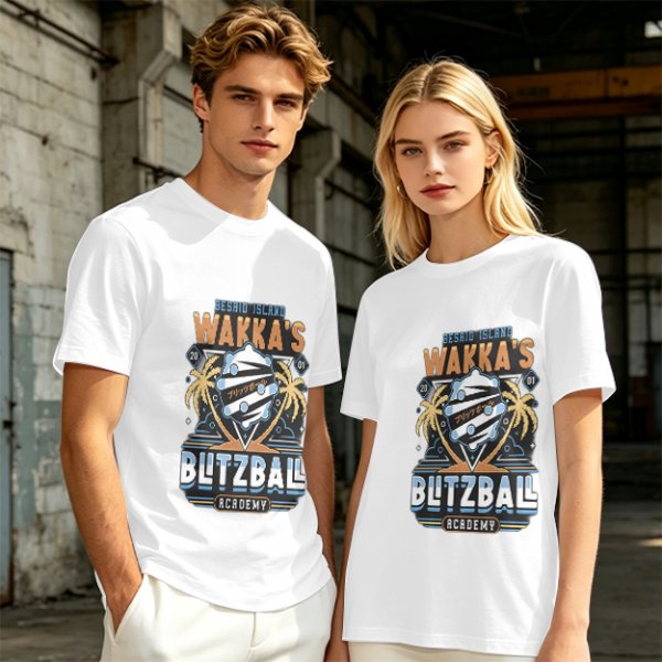 Wakka's Besaid Island Blitzball Academy Graphic T-Shirt