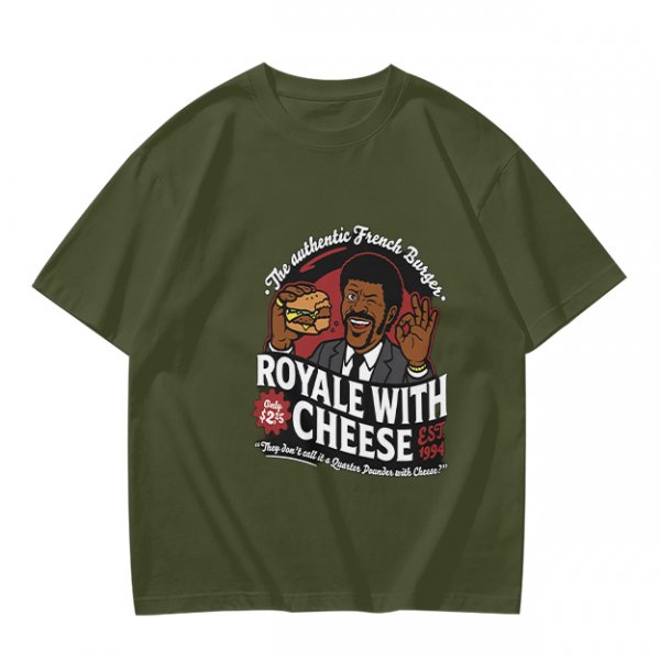 Royale With Cheese French Burger Graphic T-Shirt