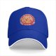 Black baseball cap with 'Support Your Local Lion' cat graphic