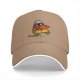 Black Baseball Cap with Mummy Candy Corn Halloween Graphic