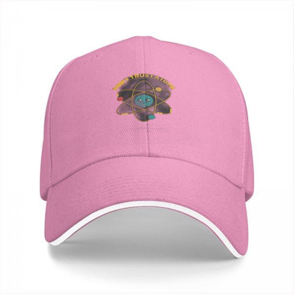 Don't Trust Atoms Graphic Black Baseball Cap