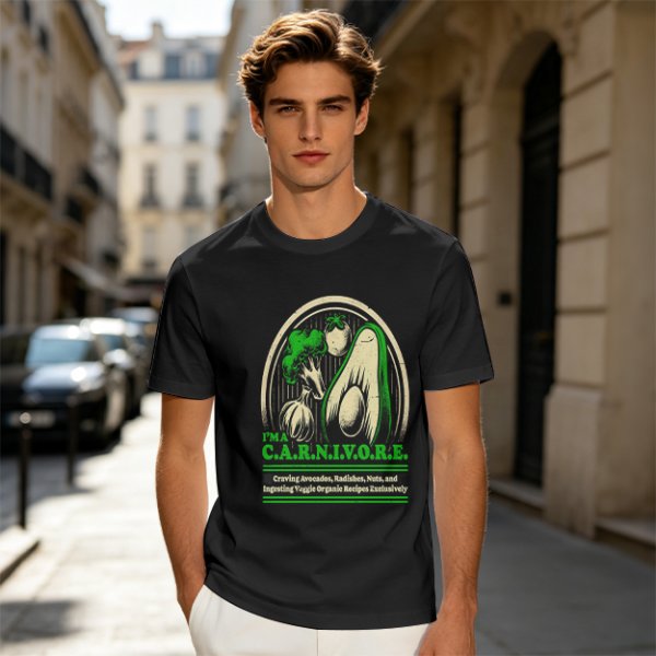 I'm a Carnivore Funny Vegetable Graphic T-Shirt