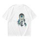 Olive T-Shirt With Dreamcatcher And Cute Cat Kittens Print