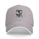 Black Baseball Cap With The Moon Tarot Card Skeleton Design