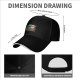 Black baseball cap with Santa and turkey Thanksgiving Christmas design