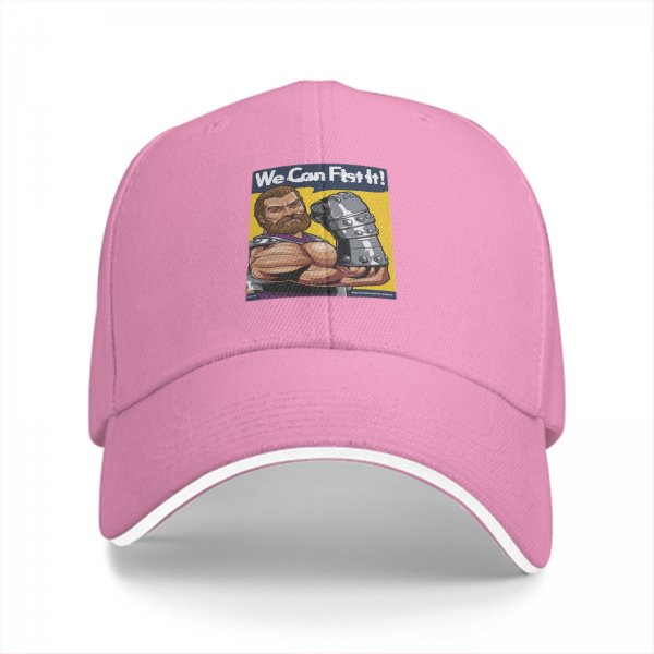 Black baseball cap with We Can Fist It muscular warrior graphic