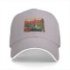 Baseball cap with Thor and Hulk comic panel print