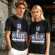 Olive College Graphic T-Shirt with 538 Print Design