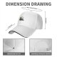 Black Baseball Cap With Cute Sitting Panda Graphic