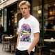 Welcome to Myahmi Beach Skeletor Surf Graphic T-Shirt