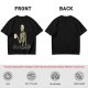 Olive Skeleton Holding Coffee Mug In Water Graphic T-Shirt